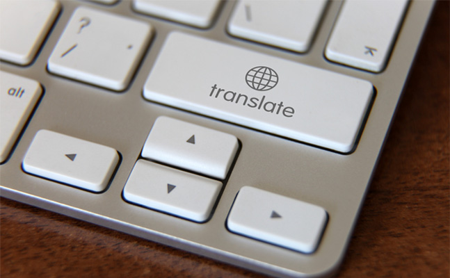 Clavier mac avec une touche pour traduire